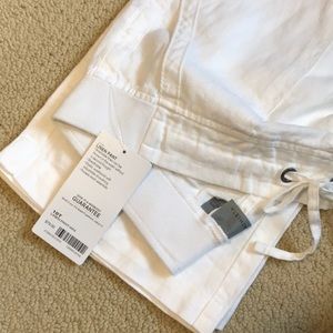 Athlete 10T white linen pants